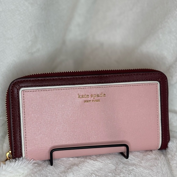 🌷🩰Kate Spade Morgan ColorBlocked Continental Wallet🩰🌷 - Picture 1 of 14